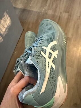 Asics Light Blue Women's Running Shoes with White Logo